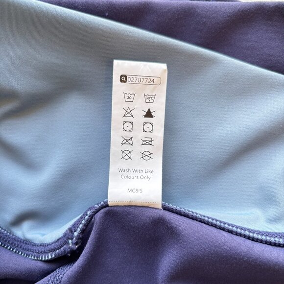 Halara Women's Size XL Active Shorts Crossover Style 3" Blue Walking Running - Picture 4 of 7